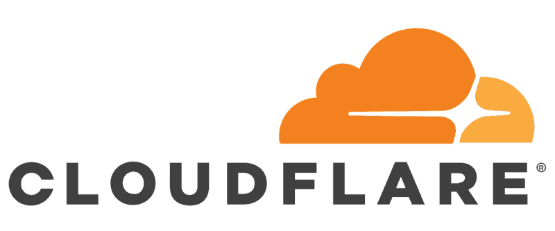 Logotipo de la mítica compañía Cloudflare, experta en ciberseguidad